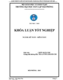 Khoá luận tốt nghiệp: Hoàn thiện công tác kế toán tài sản cố định tại Công ty TNHH May Việt Hàn