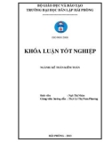 Khoá luận tốt nghiệp: Hoàn thiện công tác kế toán doanh thu, chi phí và xác định kết quả kinh doanh tại công ty TNHH Bẩy Loan