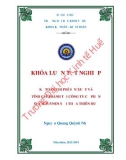 Khóa luận tốt nghiệp Kế toán-Kiểm toán: Kế toán chi phí sản xuất và tính giá thành sản phẩm tại công ty Cổ phần gạch Tuynen số 1 Thừa Thiên Huế