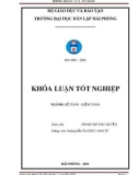 Khoá luận tốt nghiệp: Hoàn thiện công tác kế toán doanh thu, chi phí và xác định kế quả kinh doanh tại Công ty cổ phần truyền thông Đại Dương