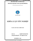 Khoá luận tốt nghiệp: Hoàn thiện tổ chức công tác kế toán chi phí sản xuất và tính giá thành sản phẩm tại Công ty TNHH An Pha