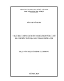 Luận văn Thạc sĩ Chính sách công: Thực hiện chính sách hỗ trợ đào tạo nghề cho thanh niên trên địa bàn thành phố Hà Nội