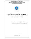 Khóa luận tốt nghiệp ngành Kế toán - Kiểm toán: Một số biện pháp nhằm nâng cao hiệu quả sử dụng nguồn nhân lực tại công ty TNHH đầu tư xây dựng và thương mại Thành Đồng