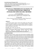 Financial performance ranking of nationalized banks through integrated ahm-gra-dea method