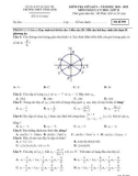 Đề thi giữa học kì 1 môn Toán lớp 11 năm 2024-2025 có đáp án - Trường THPT Vĩnh Linh, Quảng Trị