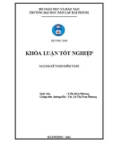 Khoá luận tốt nghiệp: Hoàn thiện tổ chức kế toán tài sản cố định tại công ty TNNH cơ khí và xây dựng KBC