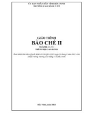 Giáo trình Bào chế II (Ngành: Dược - Trình độ: Cao đẳng) - Trường Cao đẳng Y tế Bắc Ninh