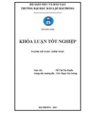 Khoá luận tốt nghiệp: Hoàn thiện tổ chức kế toán doanh thu, chi phí và xác định kết quả kinh doanh tại Công ty TNHH MTV xi măng Vicem Hải Phòng