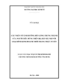 Luận văn Thạc sĩ Quản trị kinh doanh: Các nhân tố ảnh hưởng đến lòng trung thành của khách hàng trên địa bàn Hà Nội với loại hình kinh doanh thời trang trực tuyến