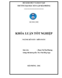 Khoá luận tốt nghiệp: Hoàn thiện công tác lập và phân tích Bảng cân đối kế toán tại Công ty TNHH Thương mại Phương Lộc Phát