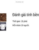 Đánh giá tính bền vững