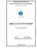 Khoá luận tốt nghiệp: Hoàn thiện tổ chức kế toán vốn bằng tiền tại công ty trách nhiệm hữu hạn thương mại dịch vụ Đại Dương