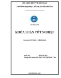 Khoá luận tốt nghiệp: Hoàn thiện công tác kế toán doanh thu, chi phí và xác định kết quả kinh doanh tại Công ty Cổ Phần Truyền thông Việt Thịnh