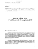 Báo cáo nghiên cứu nông nghiệp Nâng cao năng lực khuyến nông viên các tỉnh trong việc đánh giá những mặt hạn chế của đất đến sức sản xuất thông qua việc sử dụng hệ thống các quyết định hỗ trợ SCAMP 