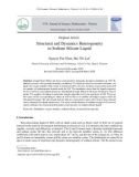 Structural and dynamics heterogeneity in sodium silicate liquid