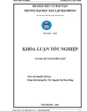 Khoá luận tốt nghiệp: Hoàn thiện tổ chức kế toán doanh thu, chi phí và xác định kết quả kinh doanh tại CN công ty cổ phần Vận Tải Dầu Khí Việt Nam tại Hải Phòng