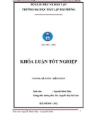 Khoá luận tốt nghiệp: Hoàn thiện công tác kế toán doanh thu, chi phí và xác định kết quả kinh doanh tại Công ty cổ phần Thành Đồng