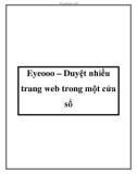 Eyeooo – Duyệt nhiều trang web trong một cửa sổ