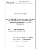 Khóa luận tốt nghiệp: Một số giải pháp nhằm hoàn thiện quy trình giao nhận hàng hóa nhập khẩu bằng đường biển của Công ty cổ phần Vinafreight