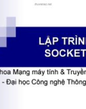 LẬP TRÌNH SOCKET