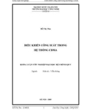 Luận văn: ĐIỀU KHIỂN CÔNG SUẤT TRONG HỆ THỐNG CDMA