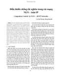 Điều khiển chống tắc nghẽn trong các mạng NGN – toàn IP Congestion Control in NGN – All IP Networks