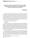 Chính sách khuyến khích phát triển ô tô điện để phát triển đô thị bền vững: Kinh nghiệm quốc tế và hàm ý cho Việt Nam