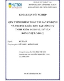 Khóa luận tốt nghiệp: Quy trình kiểm toán tài sản cố định và chi phí khấu hao tại Công ty TNHH Kiểm toán và Tư vấn Rồng Việt (VDAC)