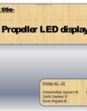 Propeller LED display