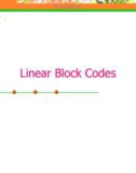 Linear Block Code