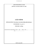 Giáo trình Bảo dưỡng và sửa chữa hệ thống nhiên liệu động cơ (Nghề: Công nghệ ô tô - Trình độ: Cao đẳng) - Trường Cao đẳng nghề Cần Thơ