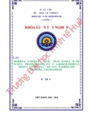 Khóa luận tốt nghiệp Quản trị kinh doanh: Nghiên cứu nhân tố ảnh hưởng dự định sử dụng dịch vụ thanh toán điện tử của khách hàng cá nhân tại Công ty Cổ phần Viễn thông FPT Telecom - Chi Nhánh Huế