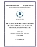 Khóa luận tốt nghiệp: Tác động của cấu trúc sở hữu đến kết quả hoạt động của các Ngân hàng thương mại cổ phần Việt Nam