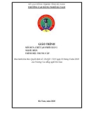 Giáo trình Chế tạo phôi hàn 1 (Nghề: Hàn - Trung cấp) - Trường Cao đẳng nghề Hà Nam (năm 2020)