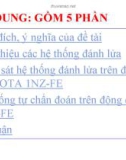 KHẢO SÁT HỆ THỐNG ĐÁNH LỬA TRỰC TIẾP TRÊN ĐỘNG CƠ 1NZ-FE LẮP TRÊN XE VIOS 2007