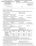 Đề thi học kì 1 môn Địa lý lớp 10 năm 2021-2022 có đáp án - Trường THPT Thị Xã Quảng Trị