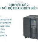 CHUYÊN ĐỀ 2: GHÉP NỐI BỘ ĐIỀU KHIỂN BIẾN TẦN