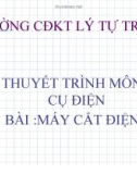 MÁY CẮT ĐIỆN