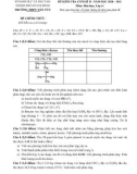 Đề thi học kì 2 môn Hóa học lớp 11 năm 2020-2021 có đáp án - Trường THPT Tân Túc
