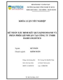 Khóa luận tốt nghiệp: Kế toán xác định kết quả kinh doanh và phân phối lợi nhuận tại Công ty TNHH Dash Logistics