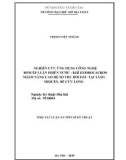 Tóm tắt Luận án tiến sĩ Kỹ thuật: Nghiên cứu ứng dụng công nghệ bơm ép luân phiên nước - khí Hydrocacbon nhằm nâng cao hệ số thu hồi dầu tại tầng Mioxen, Bể Cửu Long