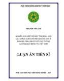 Luận án Tiến sĩ: Nghiên cứu một số đặc tính sinh học của virus cúm A/H5 biến chủng mới ở đàn gia cầm làm cơ sở cho phòng chống dịch bệnh tại Việt Nam