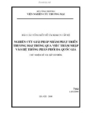 đề tài:  nghiên cứu giải pháp nhằm phát triển thương mại thông qua việc thâm nhập vào hệ thống phân phối đa quốc gia