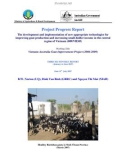 Project Technical Report: The development and implementation of new appropriate technologies for improving goat production and increasing small-holder income in the central region of Vietnam 