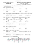 Đề thi học kì 1 môn Toán lớp 11 năm 2022-2023 có đáp án - Trường THPT Số 1 TP Lào Cai