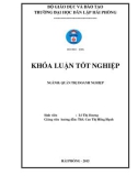 Khóa luận tốt nghiệp Quản trị doanh nghiệp, Quản trị doanh nghiệp Hoàn thiện công tác kế toán vốn bằng tiền tại Chi nhánh công ty TNHH Giao Nhận Vận tải DH