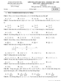 Đề thi giữa học kì 2 môn Toán lớp 10 năm 2021-2022 - Trường THPT Gio Linh