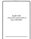 Luận văn: Đánh giá thực trạng tài chính của công ty VIRASIMEX