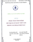 Khóa luận tốt nghiệp: Phân tích tình hình hỗ trợ xuất khẩu thủy sản trong giai đoạn hiện nay