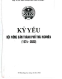 Kỷ yếu Hội nông dân thành phố Thái Nguyên (1974-2022)